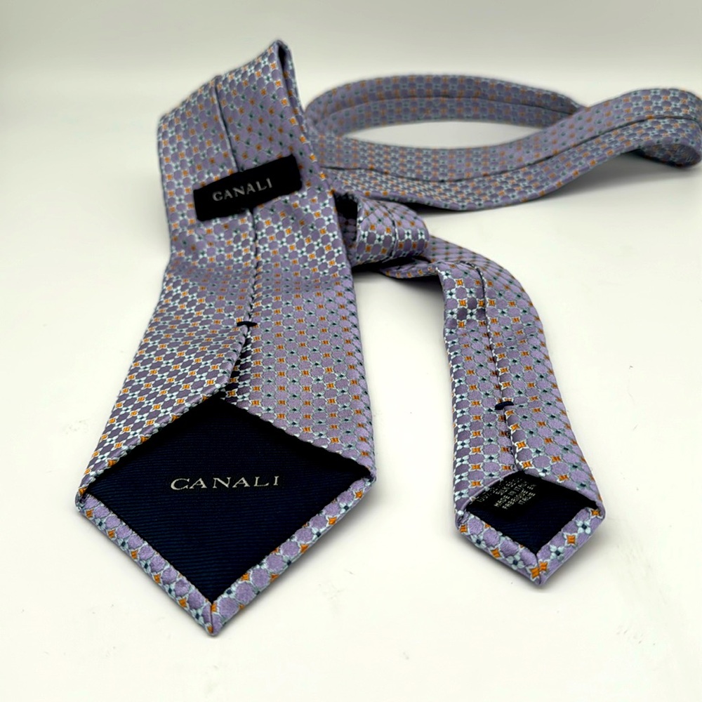 Canali 100 % silk tie made in Italy